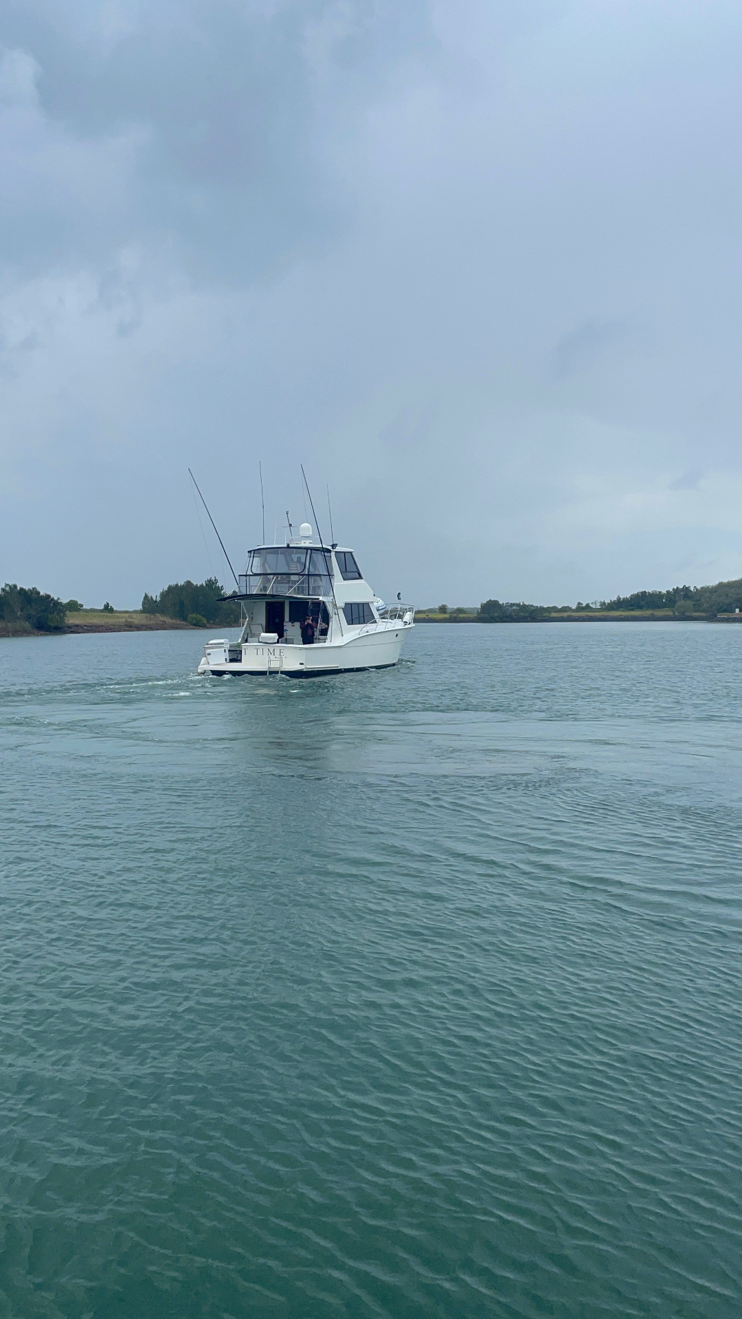 ‘Boat Time’ underway on the return leg of her sea trial